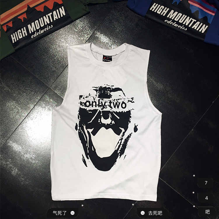 Mùa hè mới tối taro punk không tay áo thể thao đường phố mồ hôi mồ hôi vest nam cotton vest T-shirt nữ xu hướng áo lót nam sát nách