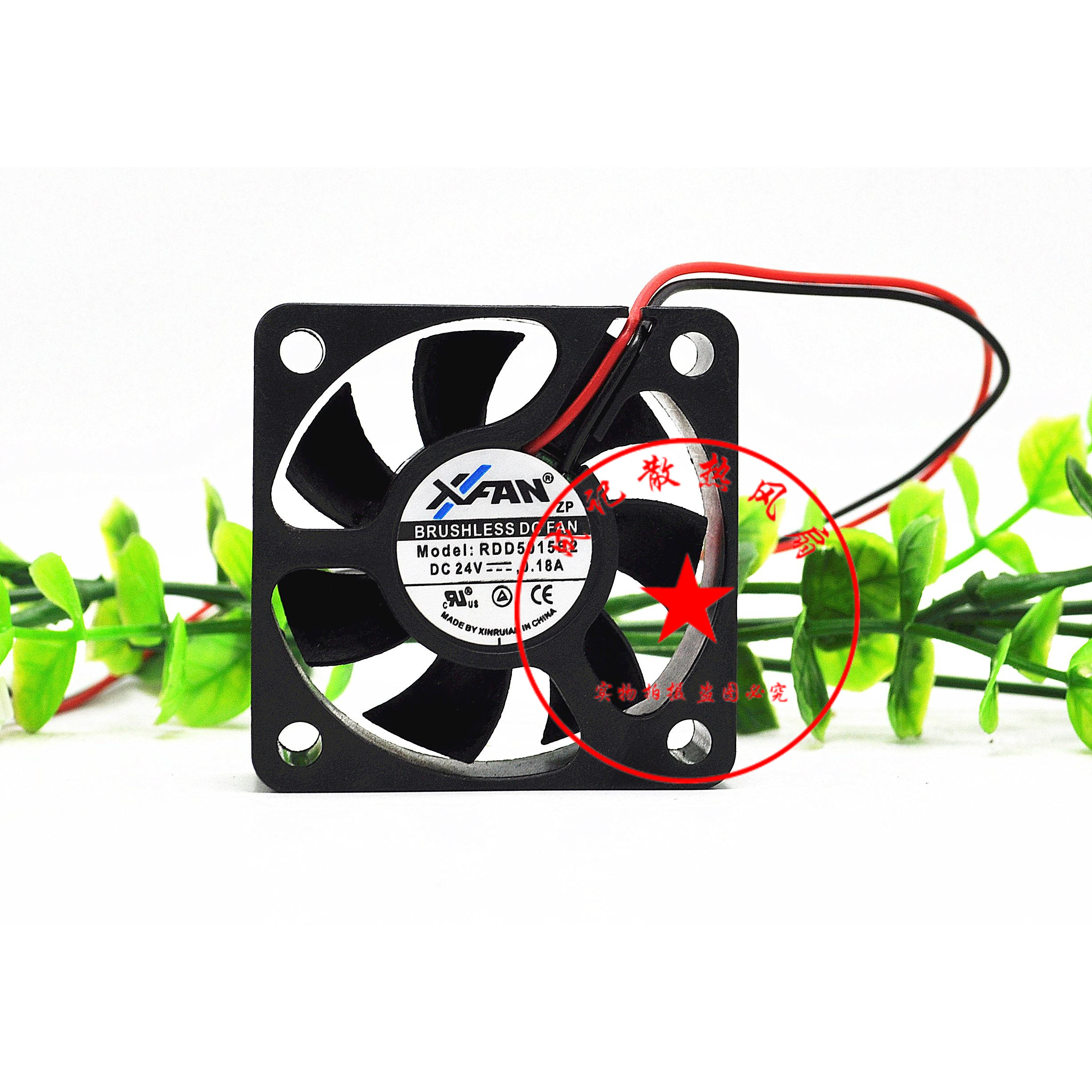 Brand new original Xin Rui League RDD5015B2 18A DC24V 0 5015 5cm 5cm air volume frequency inverter fan