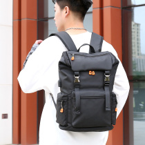 roypark double shoulder bag backpack men 2021 new minimalist computer bag large capacity bag business travel