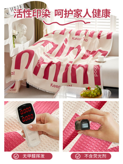 多巴胺沙发巾盖布ins风沙发套2024年新款全盖万能沙发垫四季通用