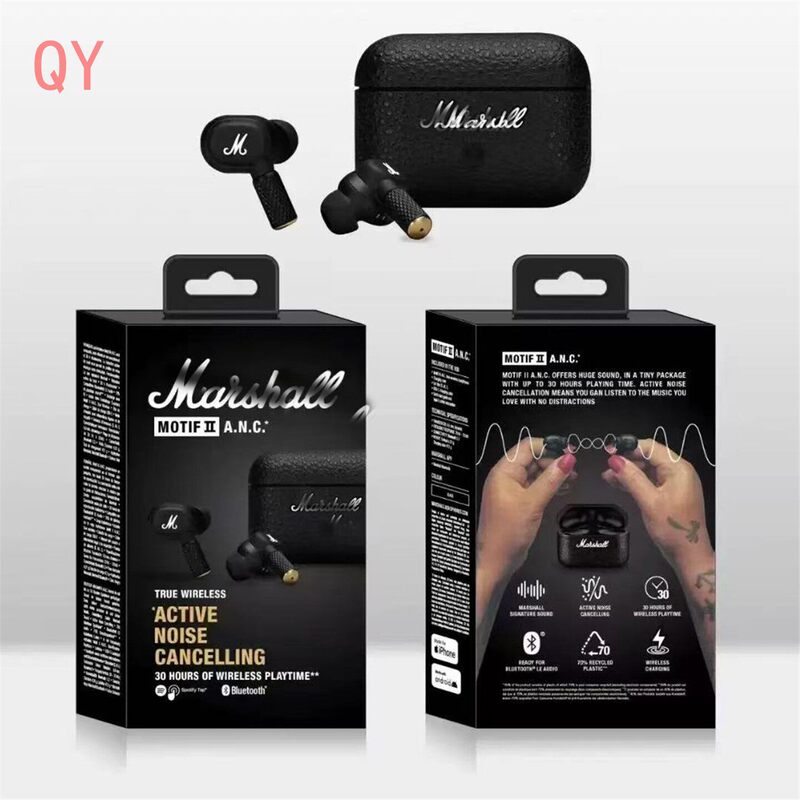 Suitable for Marshall Motif Anc Ii Marshall Wireless Bluetooth Headphones In-Ear Sports Earbuds 2Nd Generation
