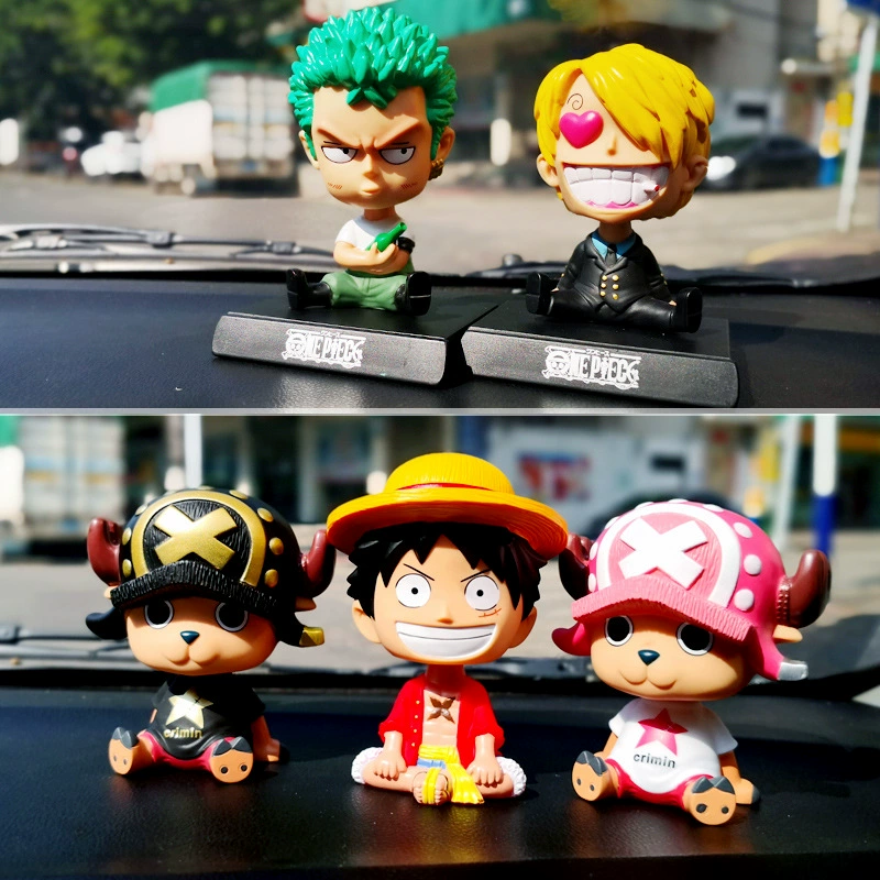 One Piece Làm bằng tay Sauron Luffy Đồ chơi mô hình hai chiều Lắc đầu Búp bê Đồ trang trí ô tô Quà tặng Phụ kiện ô tô - Capsule Đồ chơi / Búp bê / BJD / Đồ chơi binh sĩ