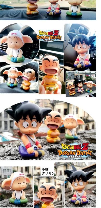 Dragon Ball Z vui nhộn cá tính màu đỏ sáng tạo ngón tay giữa dọc Buufulisa làm bằng tay mô hình rung xe trang trí - Capsule Đồ chơi / Búp bê / BJD / Đồ chơi binh sĩ