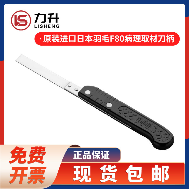 原装日本进口羽毛F80病理组织取材刀柄 适用R35 A35 徕卡819刀片