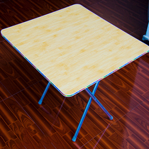Square outdoor stalls home space-saving table folding table small apartment folding simple 2 people 4 people eat
