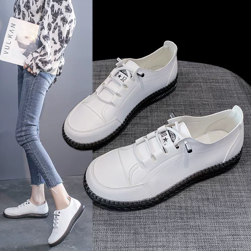 Осенняя обувь, комфортные туфли для беременных для матери, униформа медсестры для кожаной обуви, мягкая подошва, против усталых ног