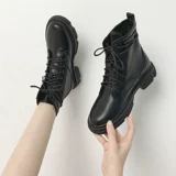 Tide, Martens, летние универсальные тонкие короткие сапоги в английском стиле, ботинки, популярно в интернете, в британском стиле