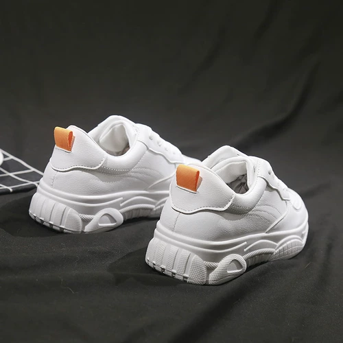 Белая обувь, демисезонные флисовые удерживающие тепло туфли на платформе для отдыха, 2018, популярно в интернете