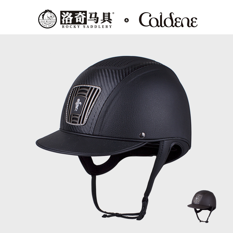 Imported equestrian helmet Efficient and breathable inlaid drill helmet riding helmet Lochma 8101061-Taobao