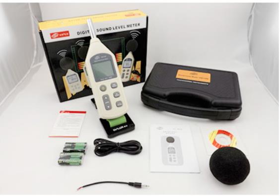 Peuzhi GM1356 handheld noise meter sound level meter original installation lots of spot brand new