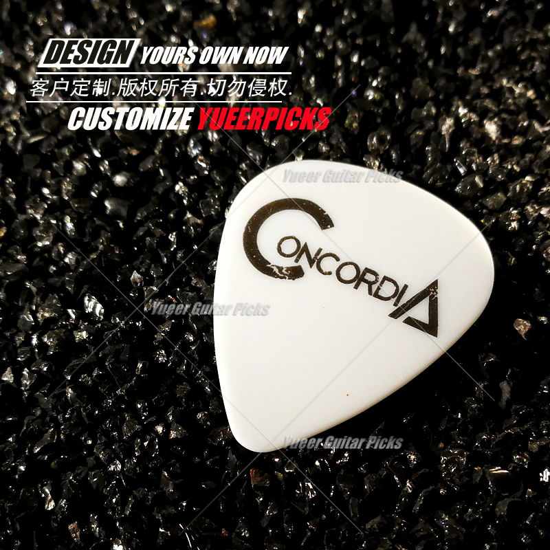 Concordia custom made matte non-slip speed-playing electric wooden guitar pick 0 46mm0 73mm1 0mm