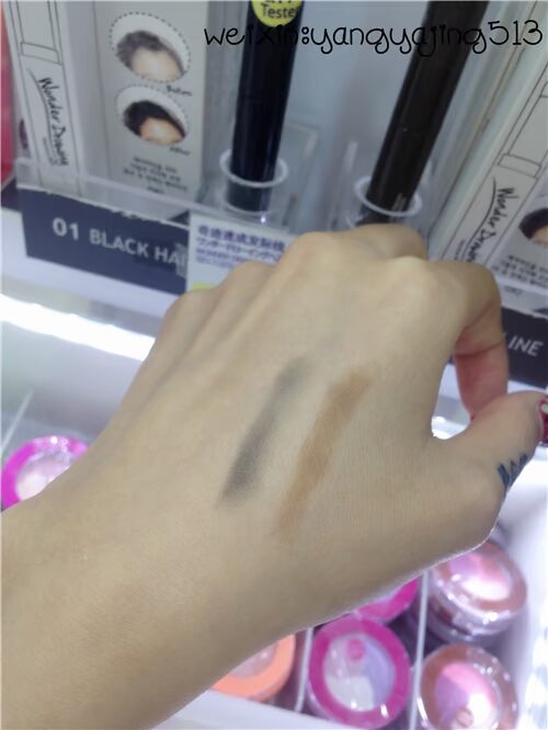 Authentic Korea Universal Shadows Hairline Pen Sponge Head Baby Hair Ít Savior Spot phấn highlight bắt sáng