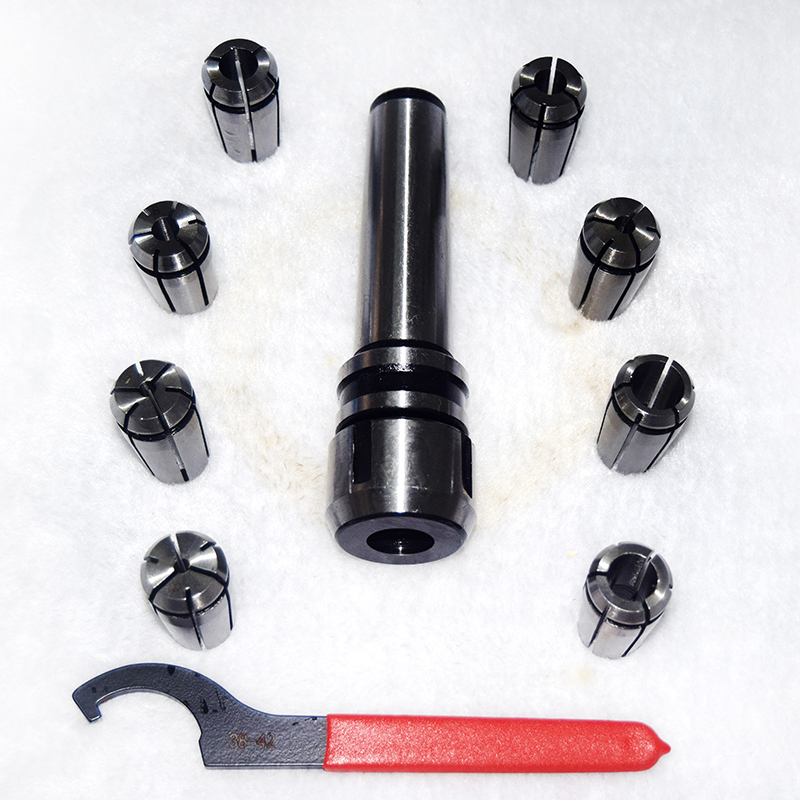 Milling Chuck Suit 8 Pieces Drilling Milling Machine Milling Machine Tool bed accessories MT3-ER25 3-16mm milling milling machine collet