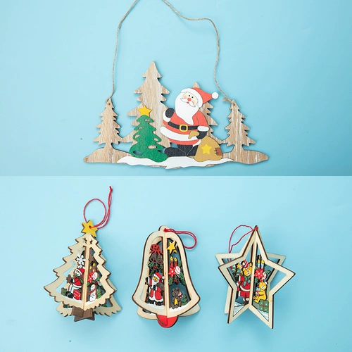 Рождественский аксессуар, декор, подвеска с бантиком