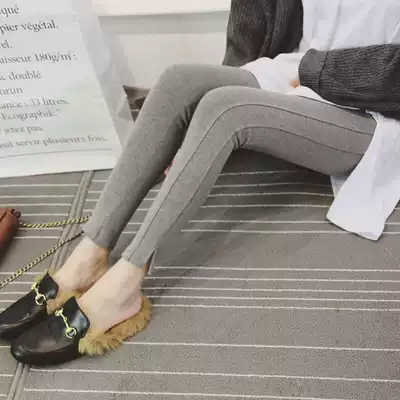 Pregnant women autumn belly cotton pants pants Spring and Autumn wear autumn trousers large size ankle-length pants casual pants