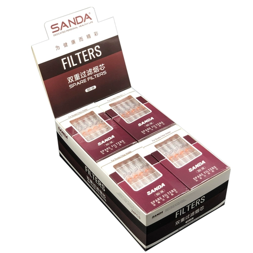 SANDA SD26 Сигаретный фильтр -фильтр -элементы преобразователя сердечного фильтра Фильтр Фильтр Сигарет Сигарет Двойной фильтр -элемент мужской сигареты