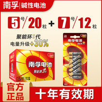 Nanfu Alkaline Battery No. 5 No. 7 Toy Train Motorcycle TV Air Conditioning Remote Control