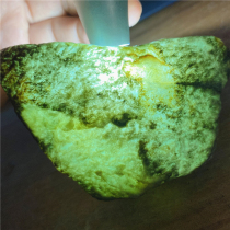 Myanmar old pit jade raw stone Jade wool high ice seed sand sand material Mosisha big brand pendant