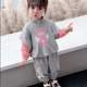 Girls' autumn clothes two-piece foreign style 2022 new spring and autumn children's Korean version 1 year old 3 children's clothes girl baby suit