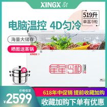 XINGX star BD BC-519E large freezer commercial freezer large refrigerated horizontal single temperature refrigerator