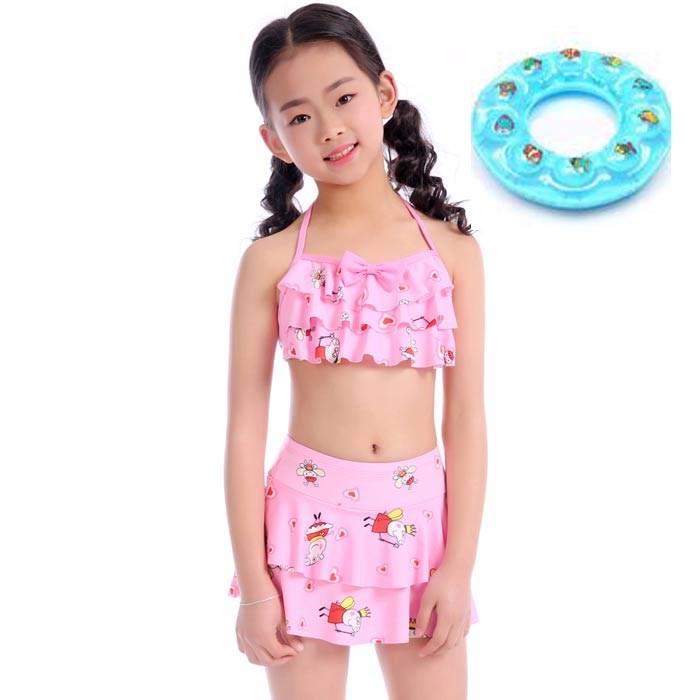Thời trang đồ bơi bé gái trẻ em thể thao kiểu trẻ em lớn mùa xuân nóng bỏng trẻ em Hàn Quốc thời trang nước ngoài phiên bản Hàn Quốc 2019 - Đồ bơi trẻ em đồ bơi cho bé gái 3 tuổi