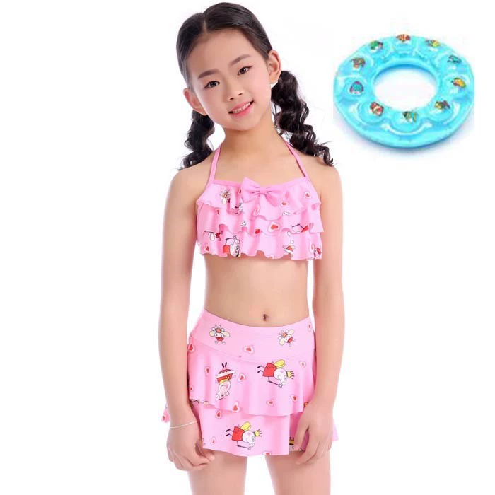 Thời trang đồ bơi bé gái trẻ em thể thao kiểu trẻ em lớn mùa xuân nóng bỏng trẻ em Hàn Quốc thời trang nước ngoài phiên bản Hàn Quốc 2019 - Đồ bơi trẻ em