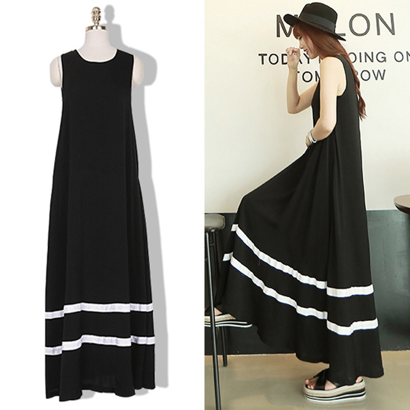 Pregnancy Woman dress for summer clothing Breast-feeding Long Version Laced Ocean Bottling Mothers Out of Vest Long Skirts Great Size Pampo Blouses