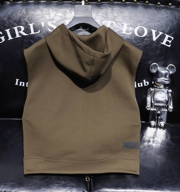 VEST MENS AUTUMN NEW CASUAL LOOSE SLEEVELESS JACKET YOUTH VERSATILE TREND VEST SHOULDER COAT