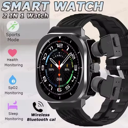 Умные часы 2 в 1 TWS-гарнитура 1.53 Спортивные фитнес-часы