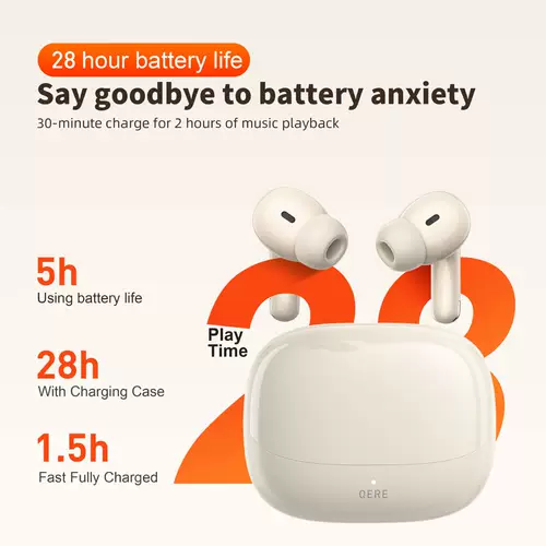 Беспроводные наушники Qere E38 TWS Bluetooth 5.3 HD Микрофон