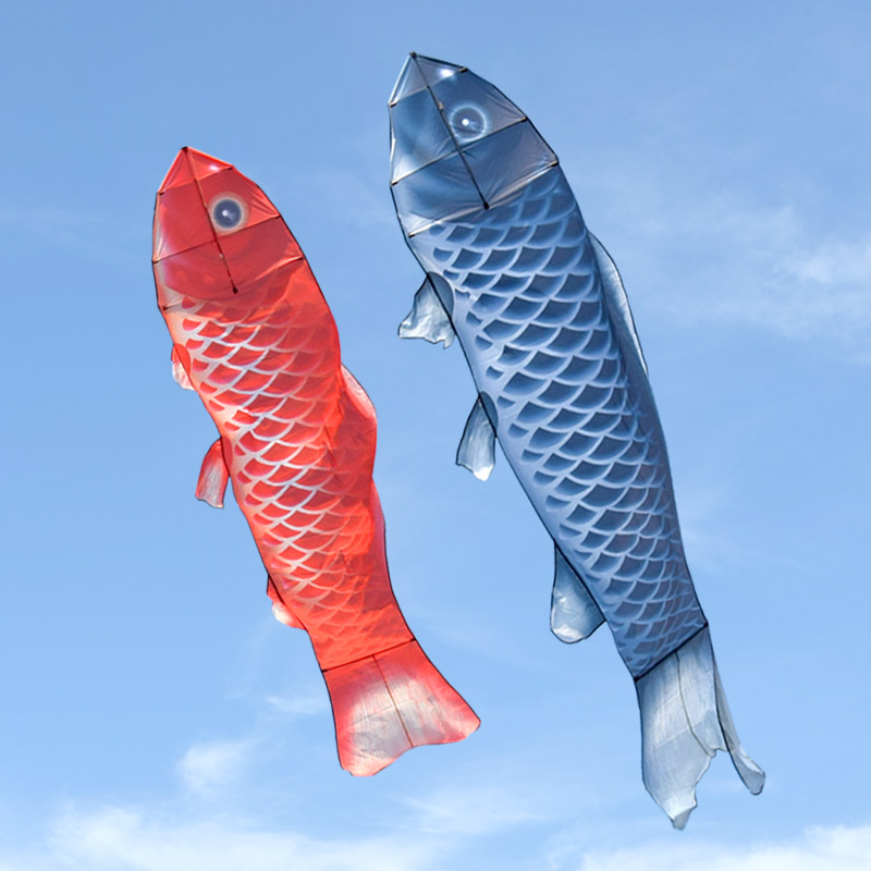 21 new carp kite breeze easy to fly super large adult exclusive beginner high-end children cartoon long-tail goldfish
