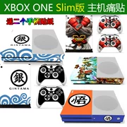 XBOX ONE slim sticker xboxone s máy chủ điều khiển trò chơi xử lý phim cơ thể đau dán dán màu - XBOX kết hợp