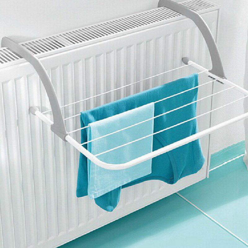 Fold balcony heating tabletop towel drying frame hanging drying frame clothes drying frame