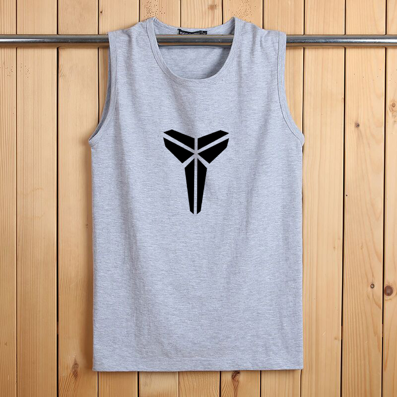 NBA Kobe Plus phân bón XL cotton mới nam thấm mồ hôi áo thun không tay áo thun thể thao giản dị tay áo - Áo vest cotton áo khoác không tay nam
