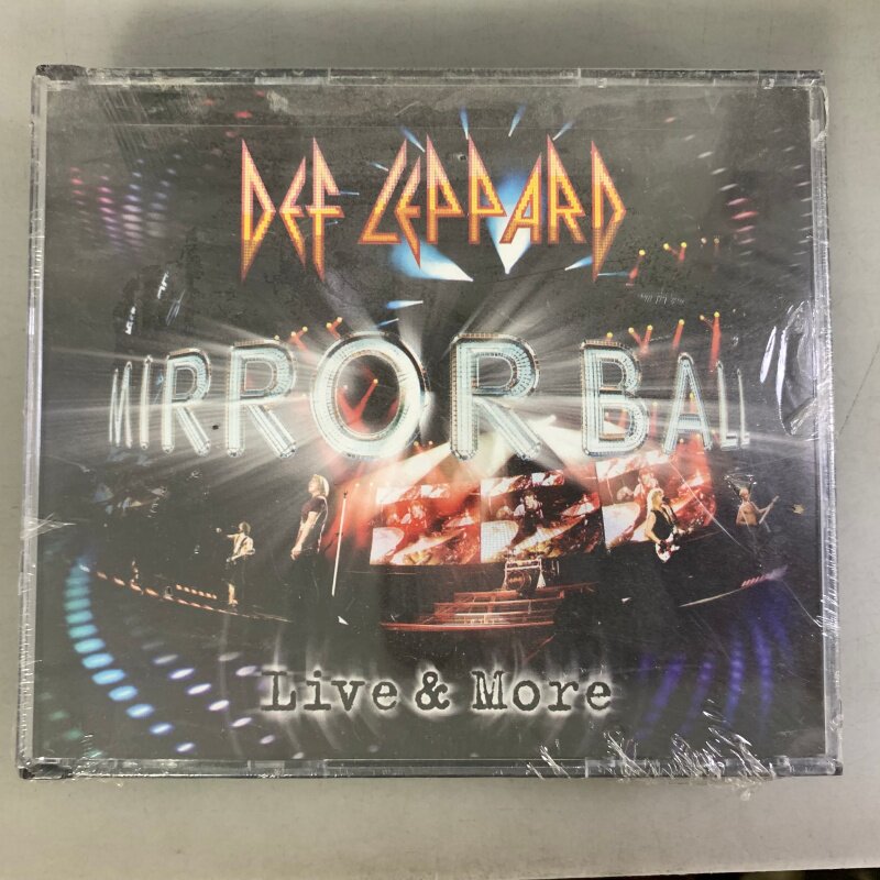 O нераспечатанная версия Def Leppard Mirror ball Live More 2CD +DVD фильм сломан Изображение 1