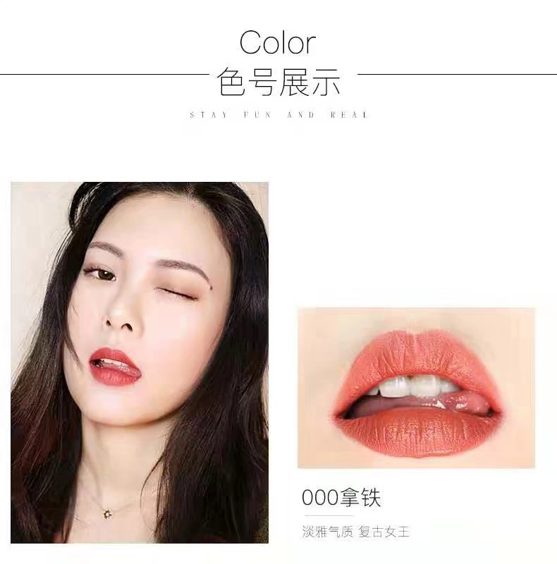 Redearth red earth mini lip glaze love nhung son lì bền lâu son bóng 100 màu mọng - Son bóng / Liquid Rouge