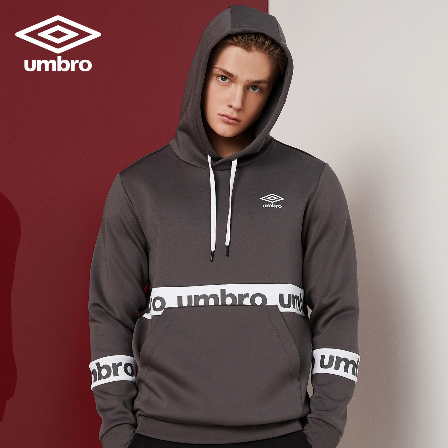 Yin Bao UMBRO's new men's necropolis sports casual even cap blouses UO183AP2429