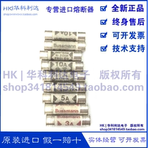Original BUSSMANN BS1362 2A 3A 5A 10A 13A 6*25 inch plug special fuse