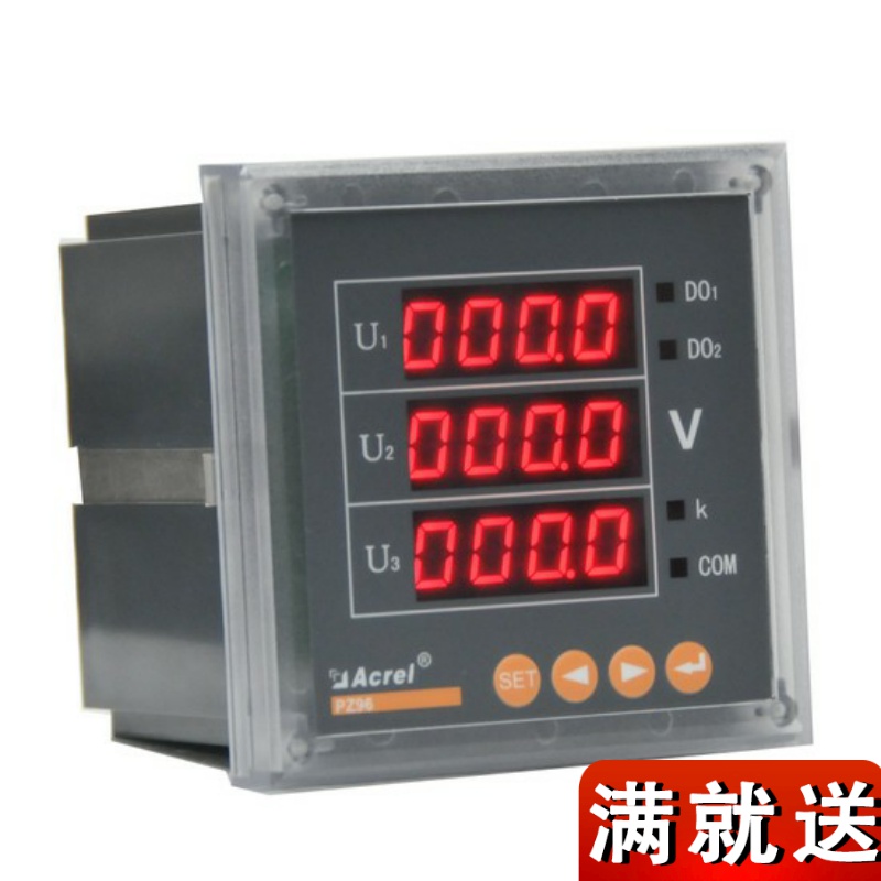 Ancori PZ96-AV3 J all the way to alarm (J) number of display three-phase AC current flow table