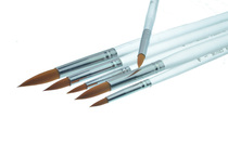 Monet nylon wool watercolor pen 201011 hook-line pen water powder oil painting round head transparent rod DIY paintbrush