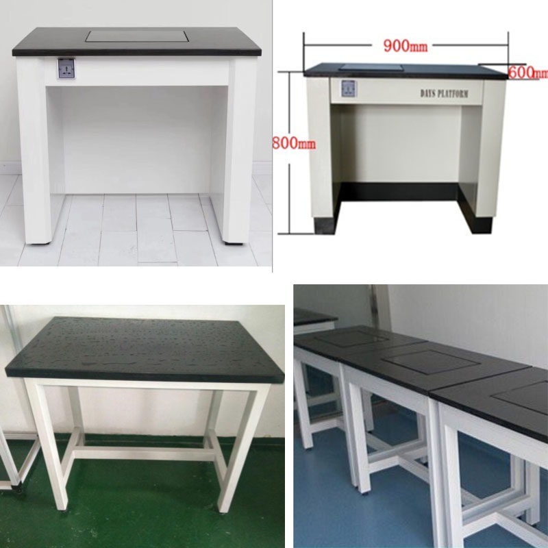 Full steel balance desk customized steel wood laboratory electronic balance table 100 thousand grade one million level analysis shock absorbing desk shockproof