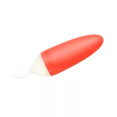 Boon rice flour bottle Baby silicone extrusion spoon Non-food rice flour feeding spoon Baby tableware
