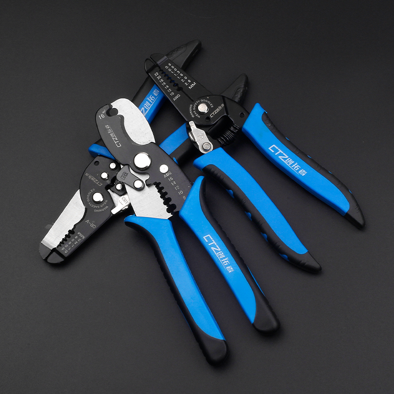 Wire stripping pliers electrician pliers multi-functional professional hand pliers dial wire cutting pliers skin pliers tool artifact