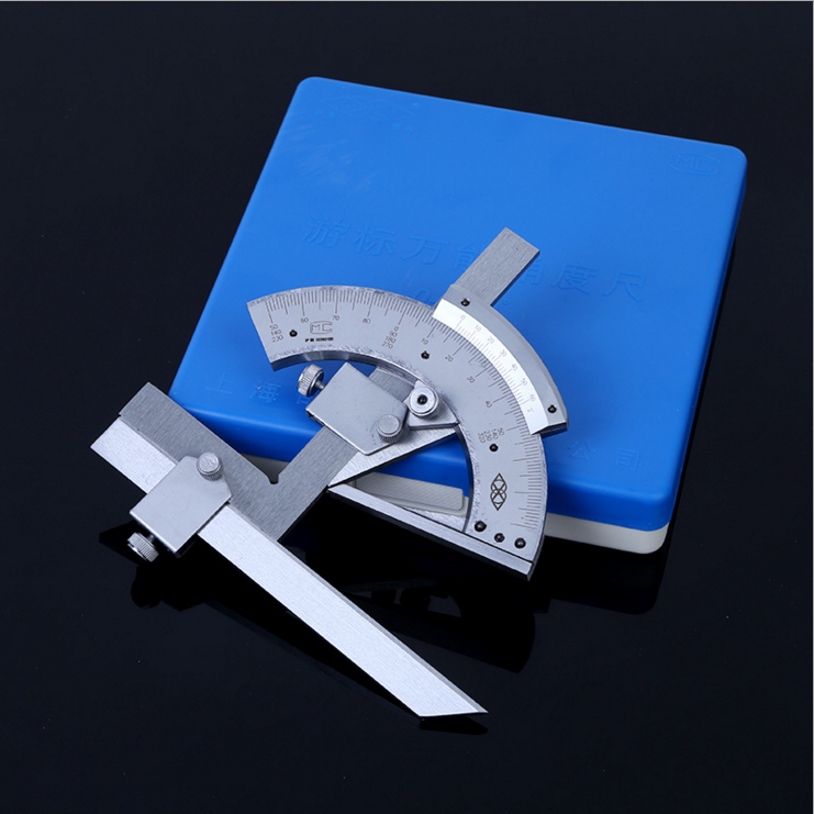 Shanghai Shengong Shen Ling on the measuring Vernier multi-function angle scale 0-320 degrees 0-360 degrees