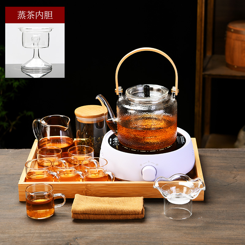 Old &, household electricity TaoLu hammer glass girder pot cooking pot set kung fu tea tea boiled tea