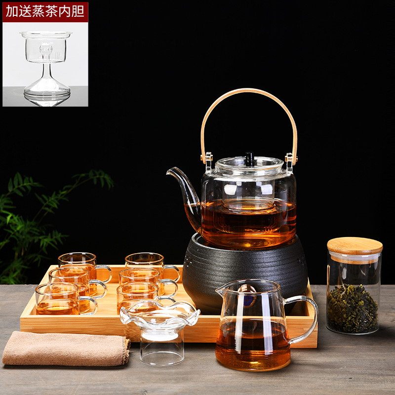 Old &, suit the electric TaoLu boiled tea, the glass automatic steamed tea stove'm black tea kettle household kung fu tea set