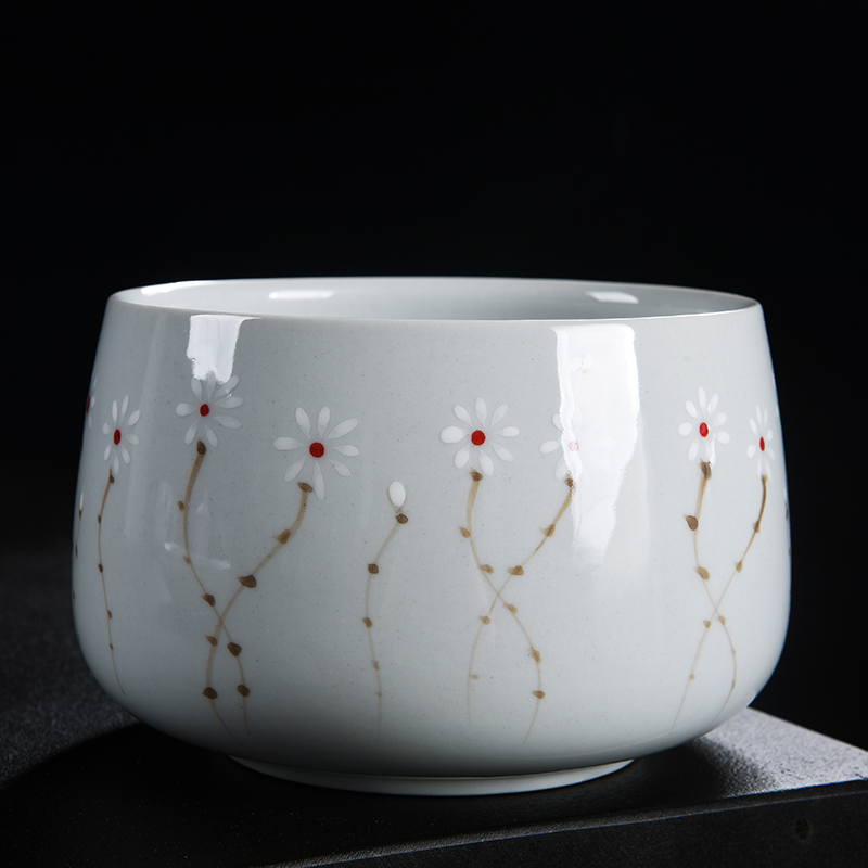 Old at restoring ancient ways, ceramic hand - made tea Japanese hot water jar to build large bucket bath fittings of kung fu tea set