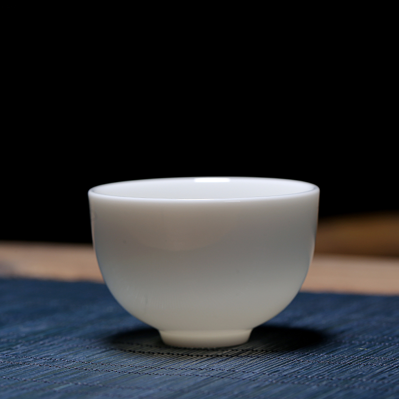 Old &, jin jade porcelain dehua white porcelain cup sample tea cup kung fu tea set ceramic individual cup single cup tea cup