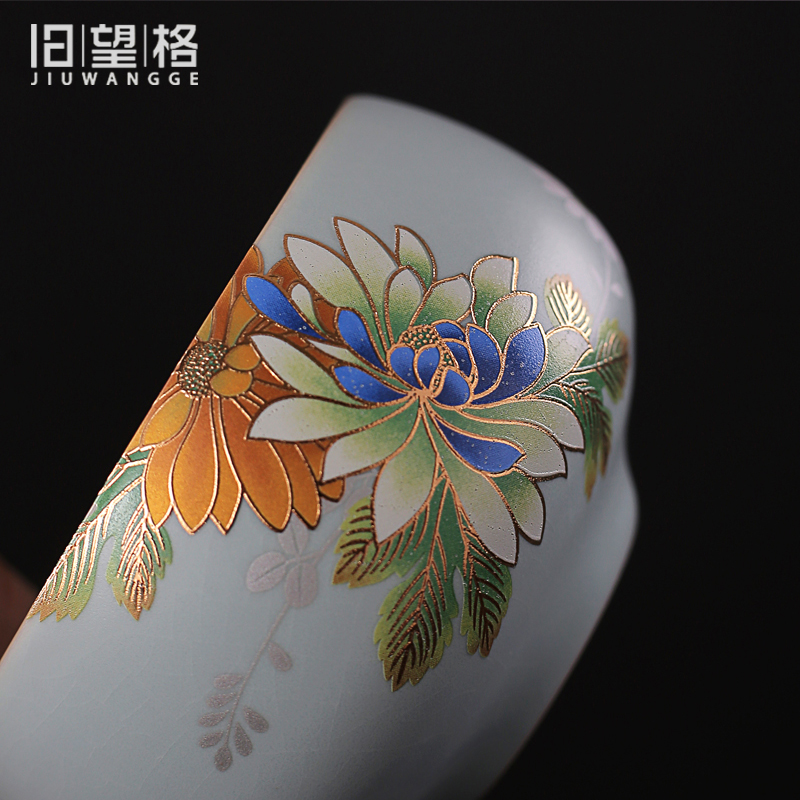 Old &, open the slice your up can raise cup wash to kung fu tea accessories, small stereo on ceramic tea wash bath