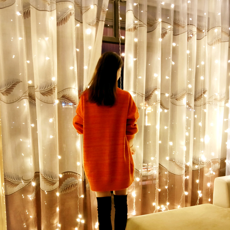 Lantern flashing light string star decorative light battery Net Red Girl room wedding room romantic birthday layout